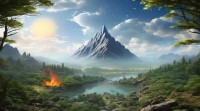 崟五行属何？山高意象与五行属性有何关联？