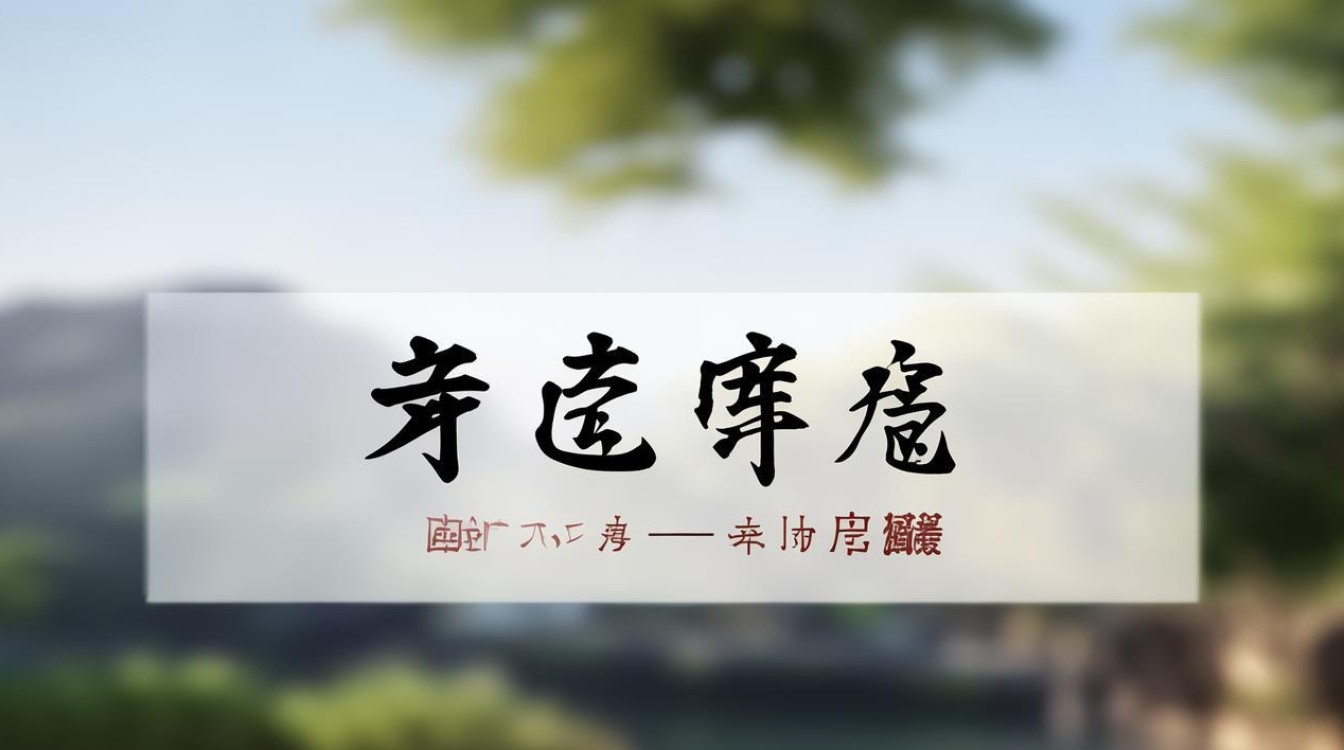 带樊字的四字网名