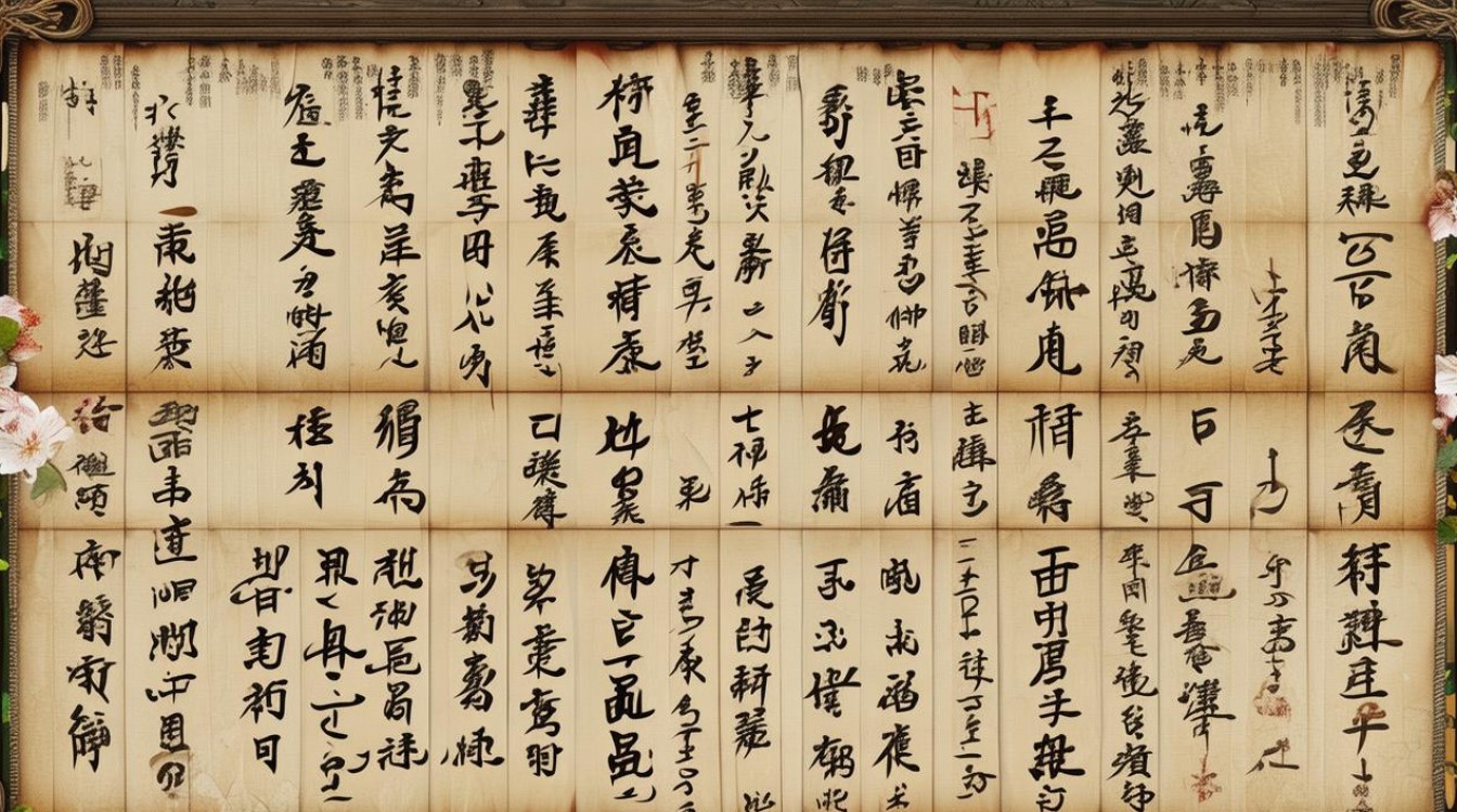 古代双字名字大全