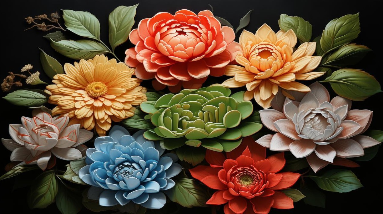 五行属性花