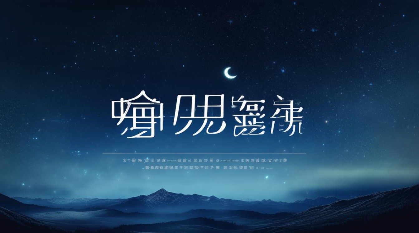 关于夜的网名两个字