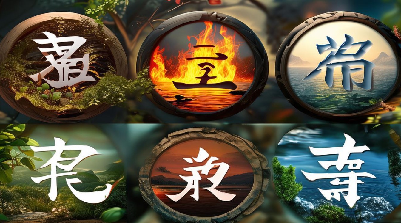 五行颜字