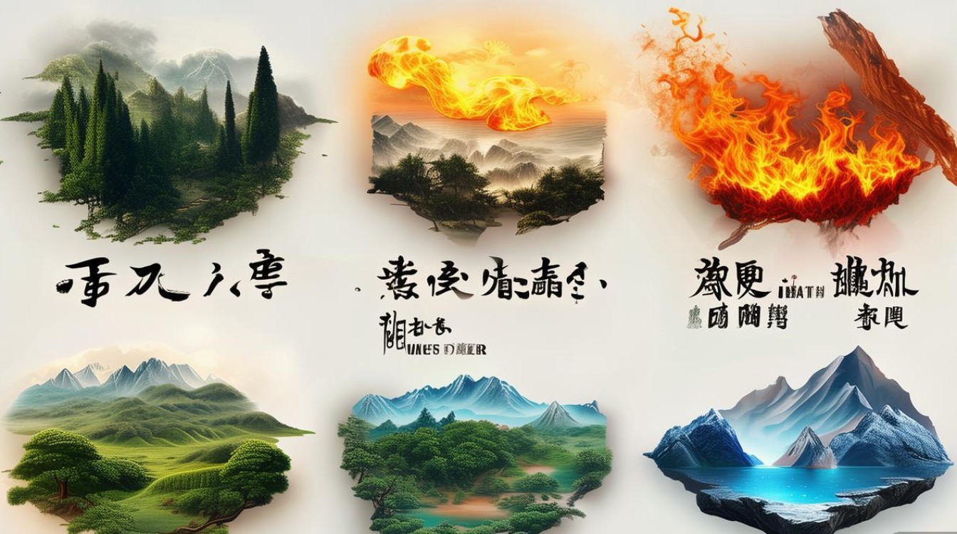 五行的属性归类
