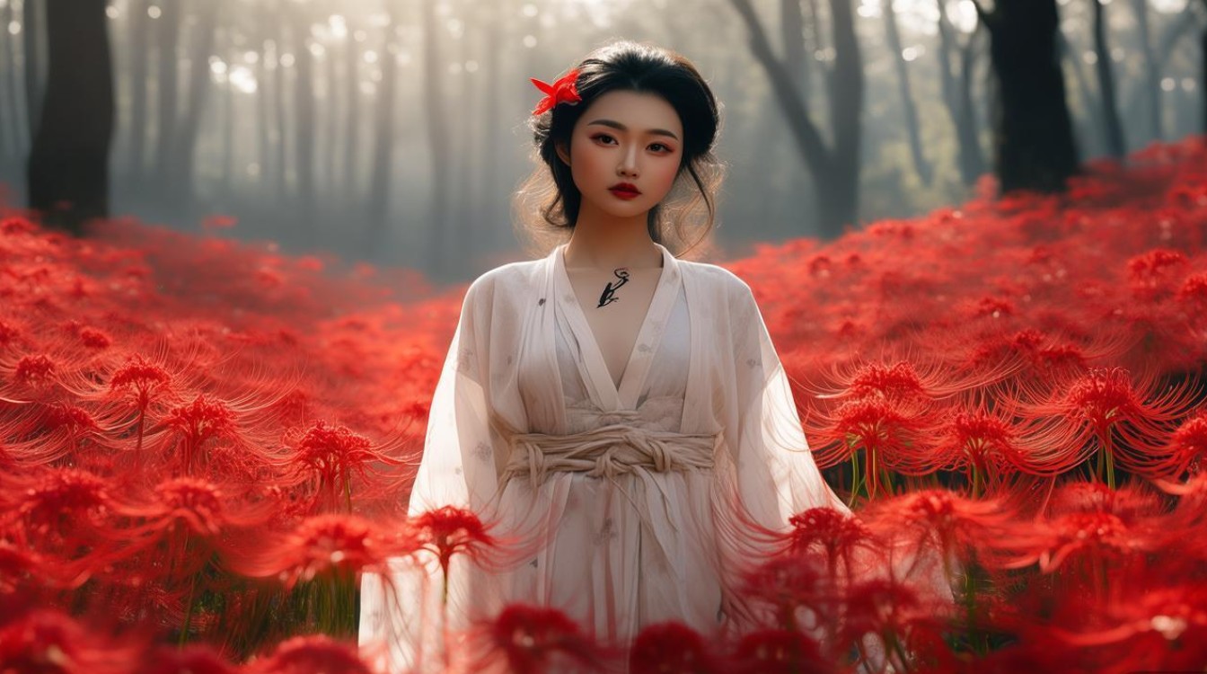用彼岸花做网名女生