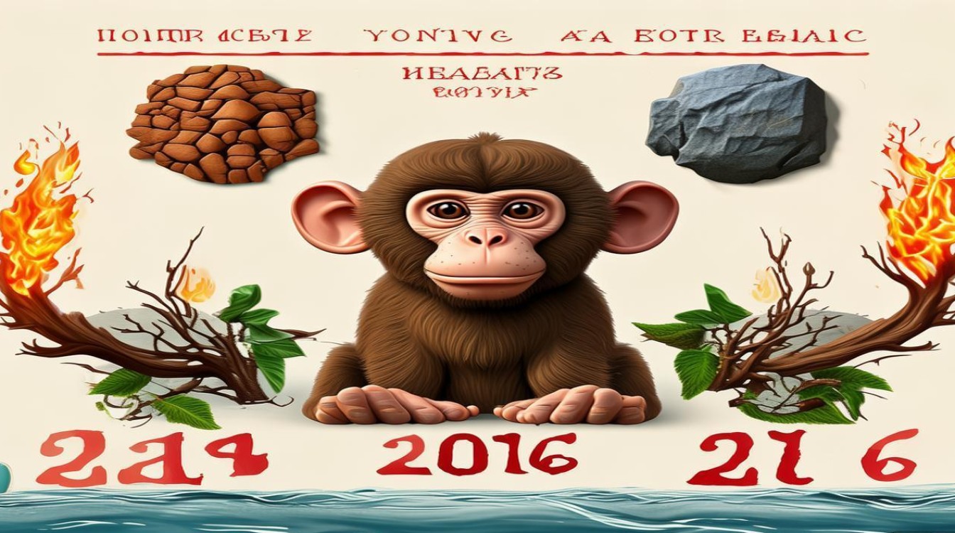 2016年属猴五行