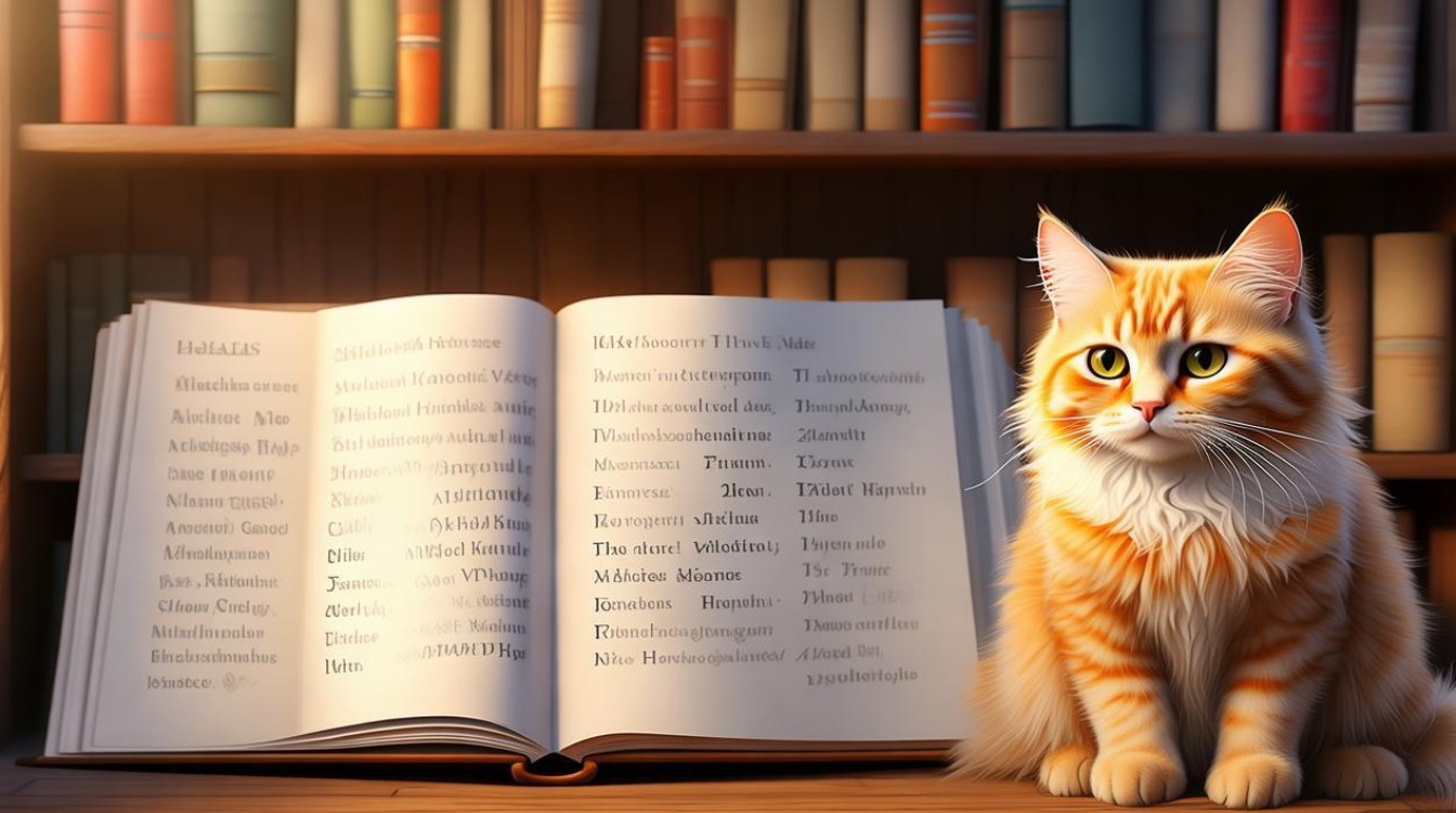 宠物猫英文名字大全