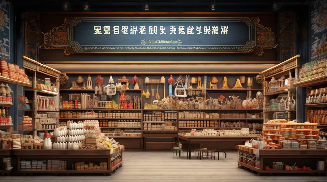 内蒙特产店取名字大全
