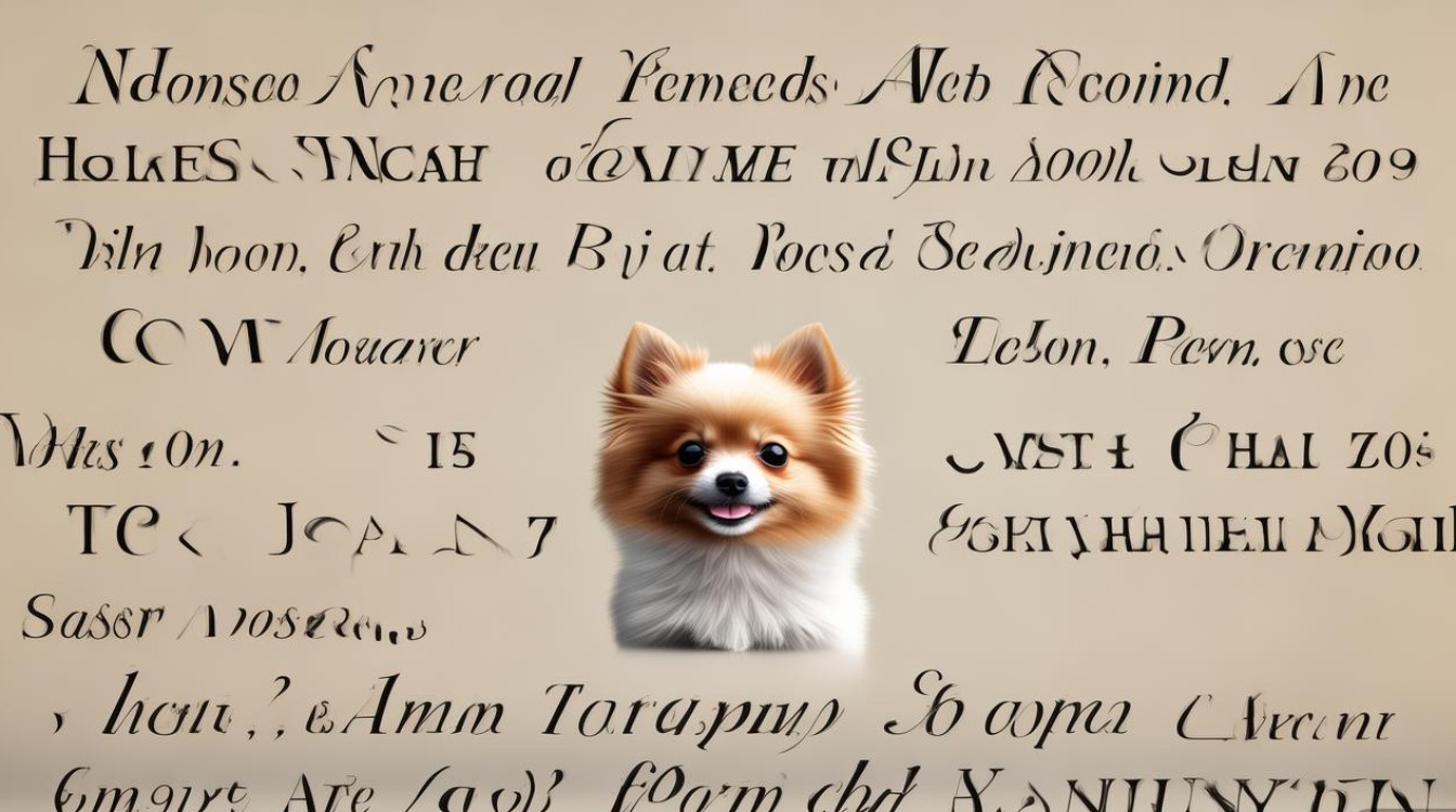 给小博美起名字大全
