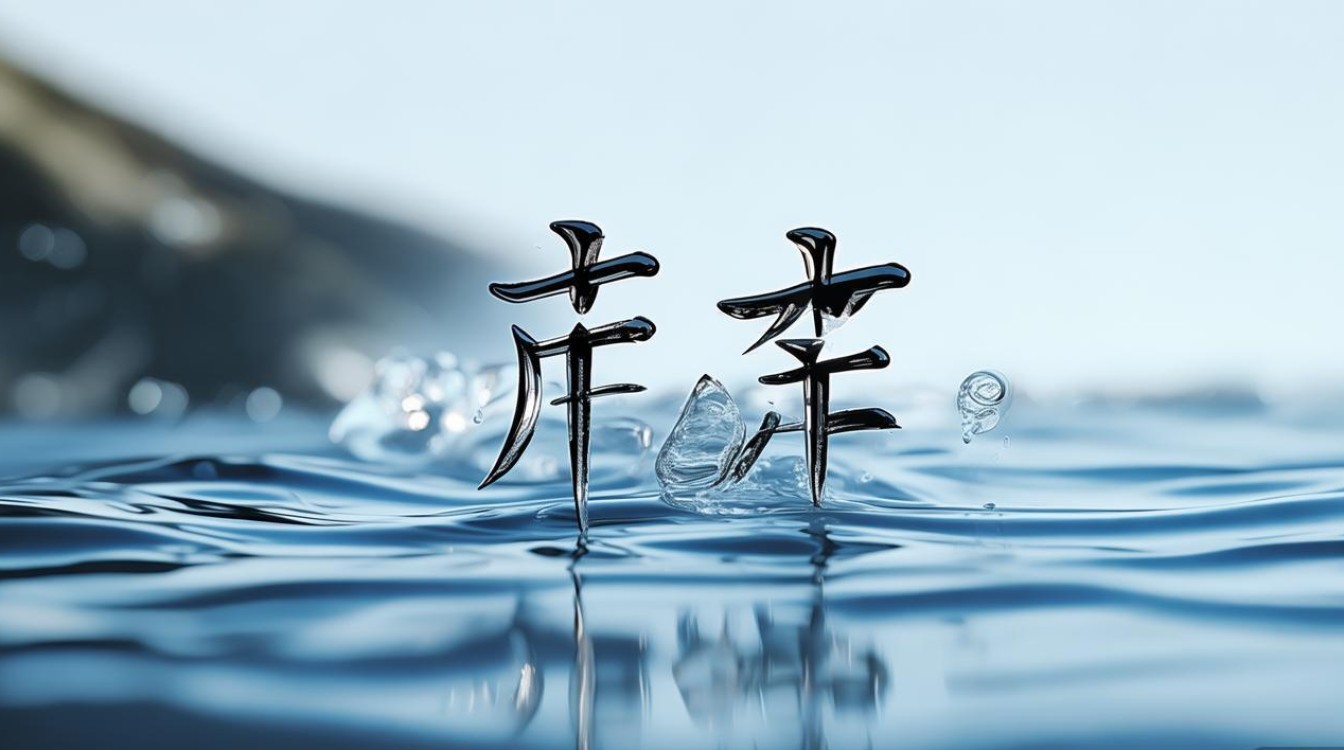 五行属水 8画的字