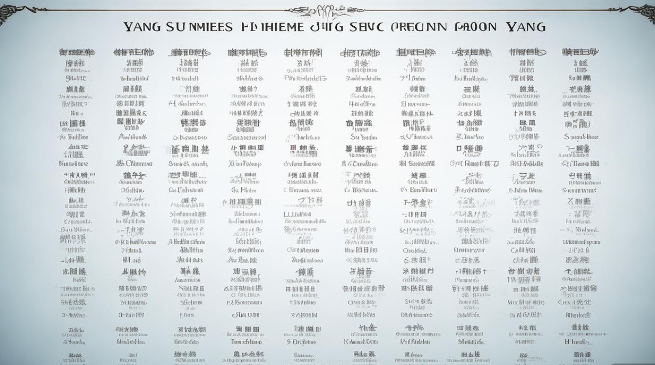 姓杨的外国名字大全 姓杨的外国名字大全