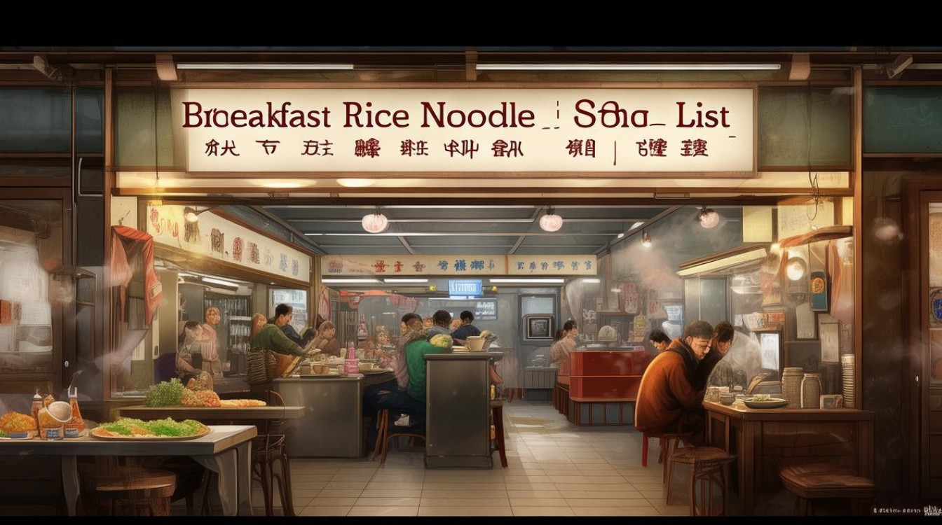 早餐米粉店名字大全