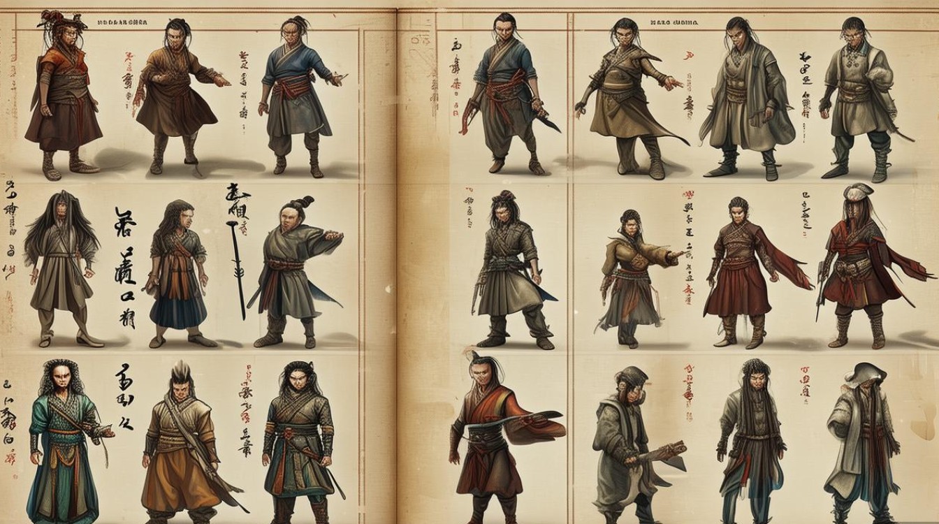 九阴真经角色名字大全