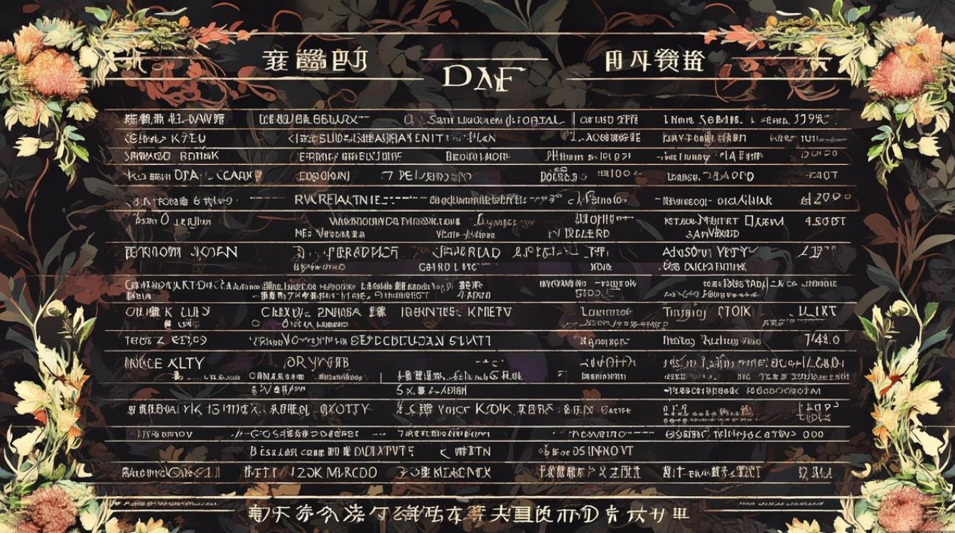 dnf百花名字大全