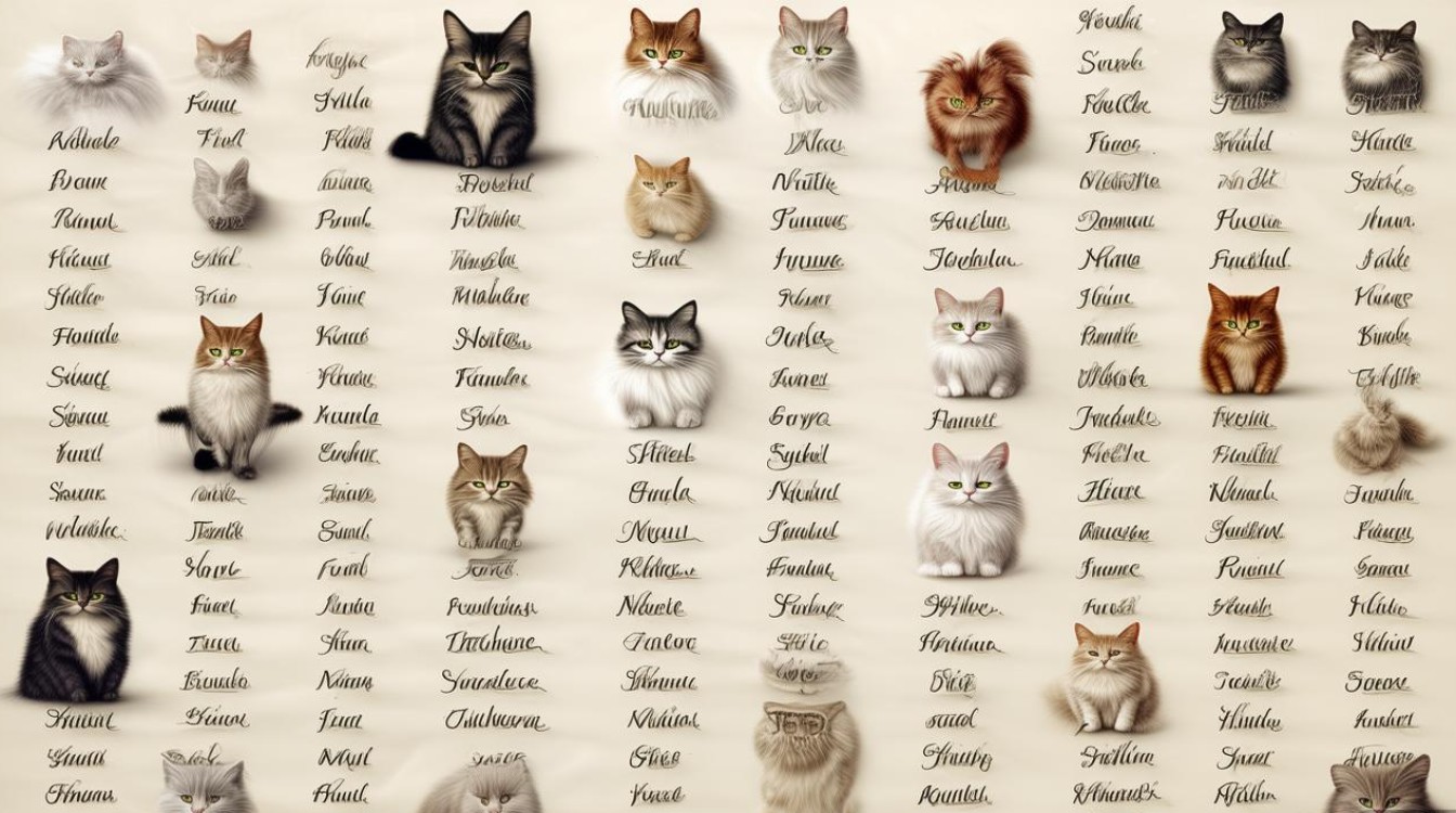 猫咪名字大全英文