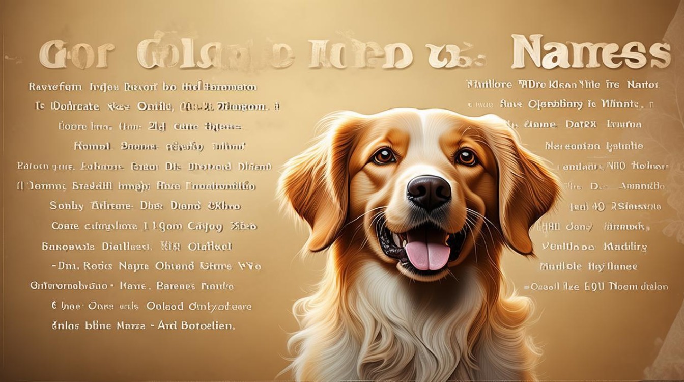 金毛犬取名字大全