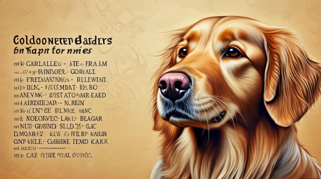 金毛犬取名字大全