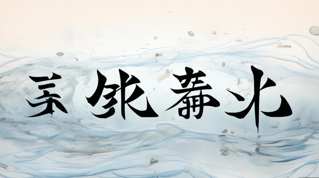 五行水的繁体字