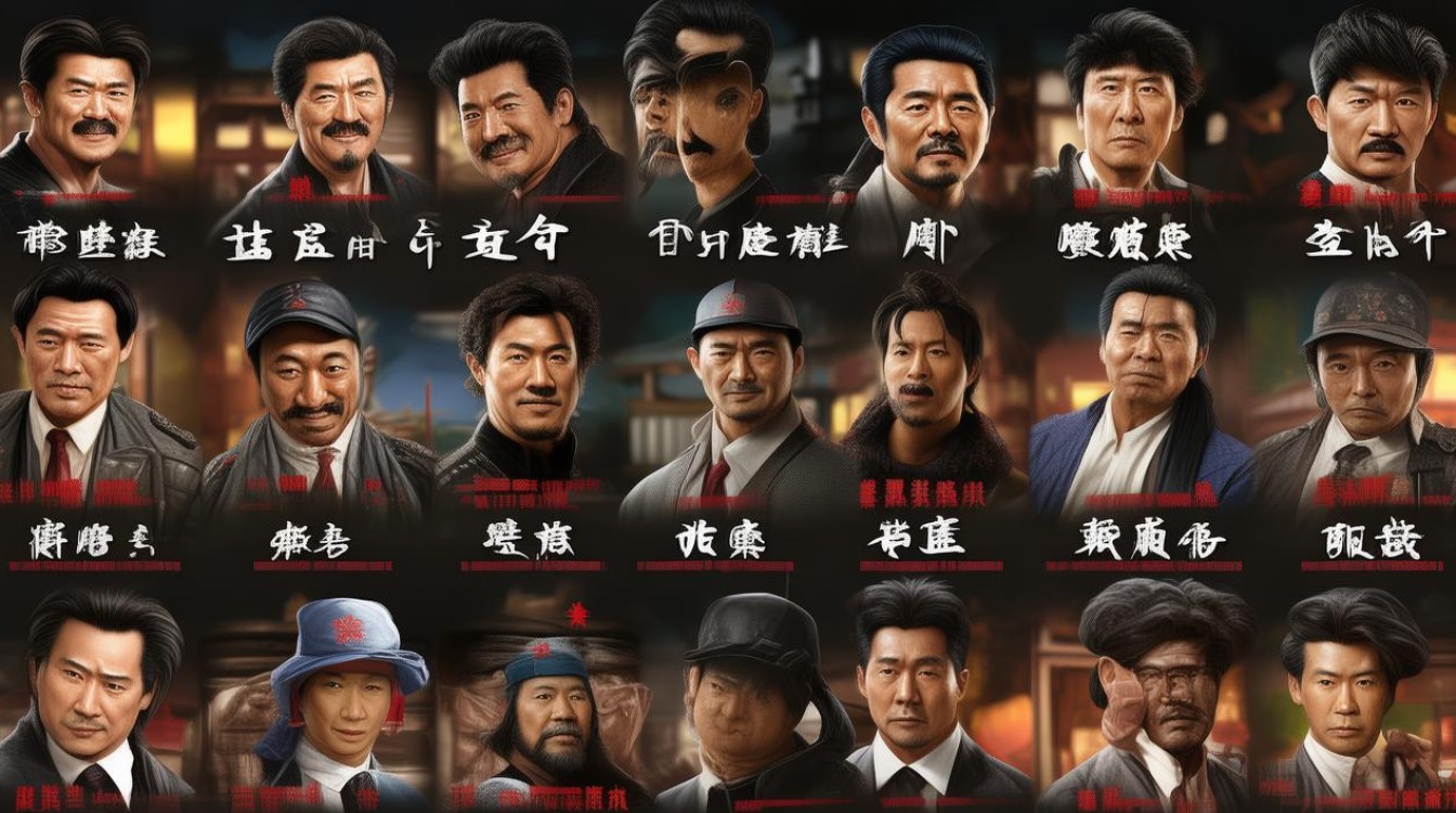 中国动作明星名字大全