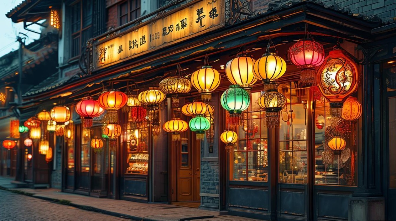 宫灯店铺名字大全洋气