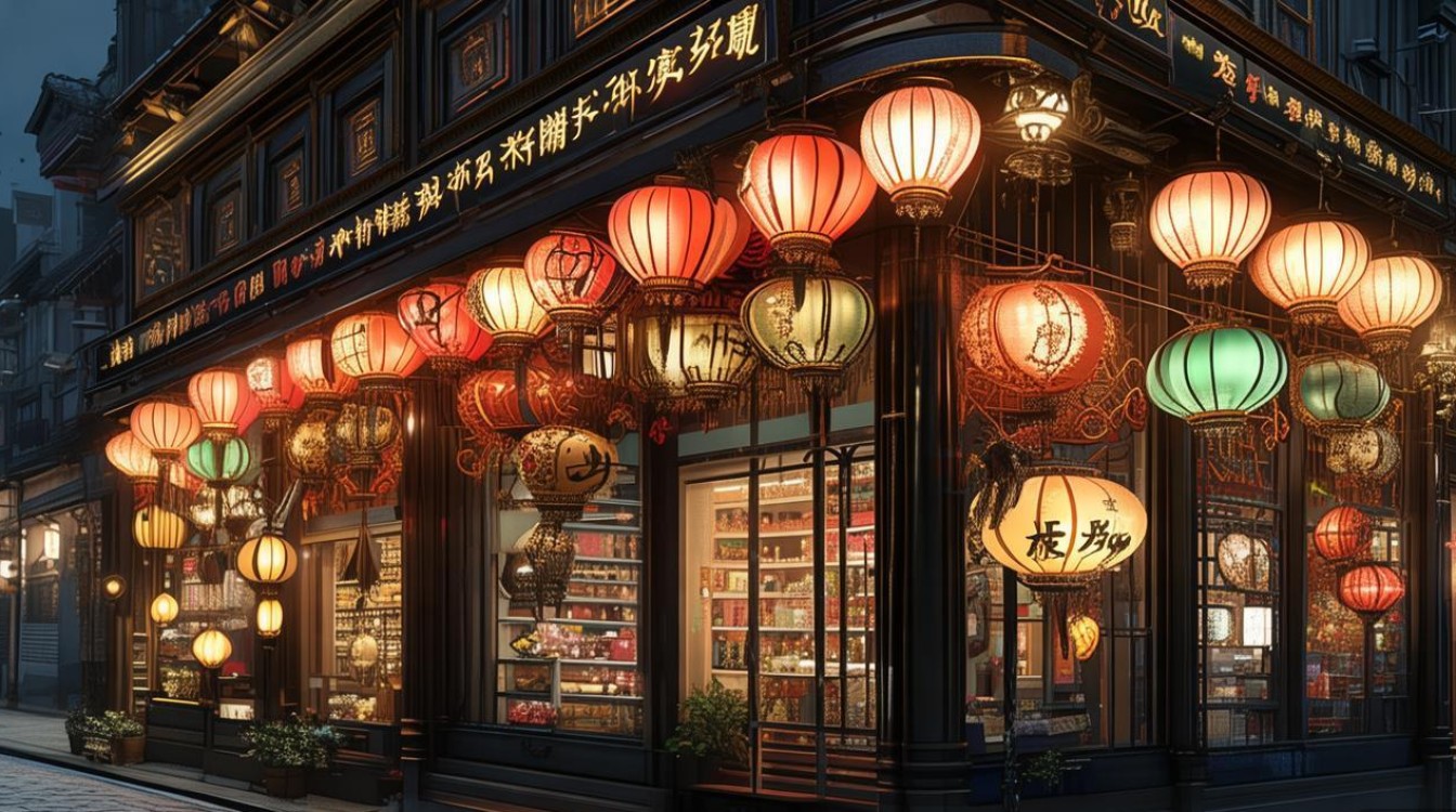 宫灯店铺名字大全洋气